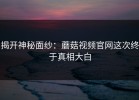 揭开神秘面纱：蘑菇视频官网这次终于真相大白