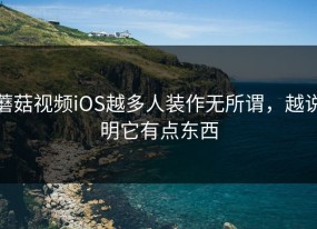 蘑菇视频iOS越多人装作无所谓，越说明它有点东西