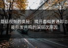 蘑菇视频的奥秘：揭开看似普通却总能引发共鸣的深层次原因