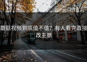 蘑菇视频到底值不值？有人看完直接改主意