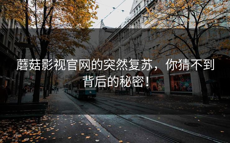 蘑菇影视官网的突然复苏，你猜不到背后的秘密！
