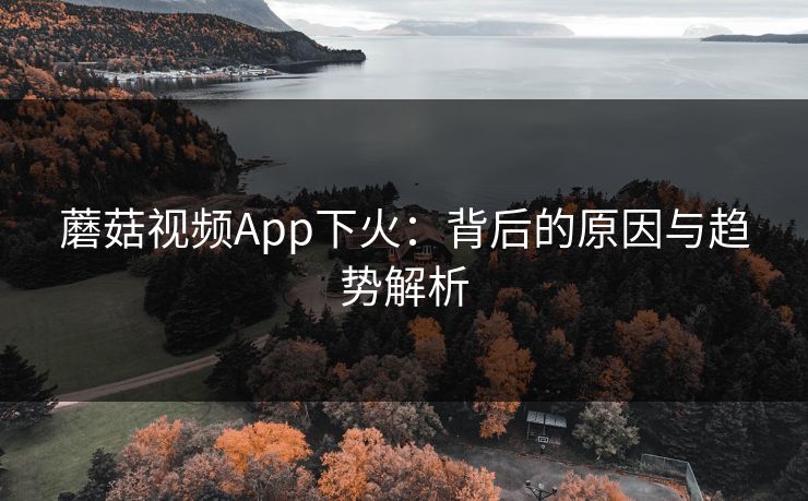 蘑菇视频App下火：背后的原因与趋势解析