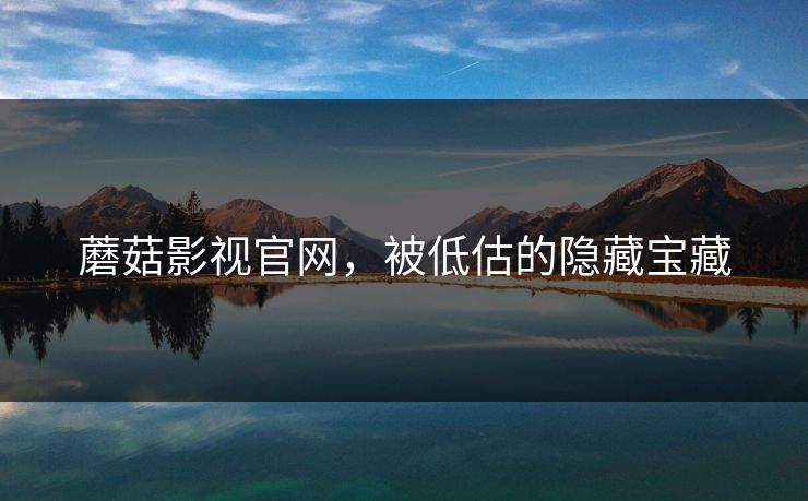 蘑菇影视官网，被低估的隐藏宝藏