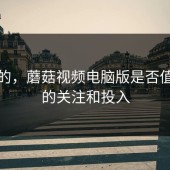 说真的，蘑菇视频电脑版是否值得你的关注和投入